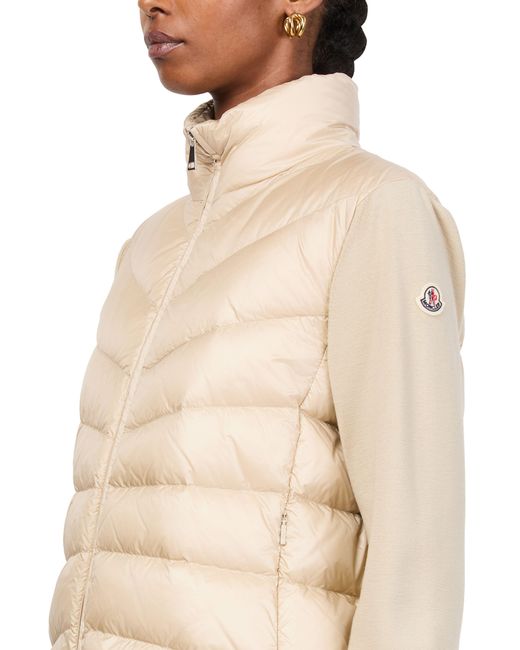 Moncler Natural Bi-Material Jacket