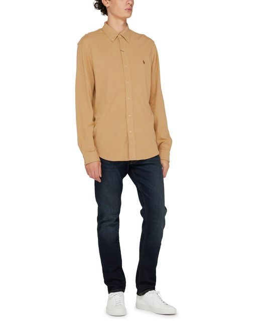 Polo Ralph Lauren Natural Long Sleeved Shirt for men