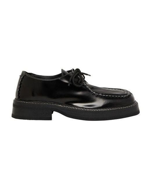 Eytys Akeem Leather Black Derbies for Men | Lyst