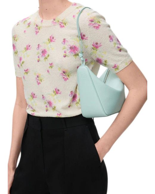 Loewe Blue Hobo-Tasche Hammock Mini