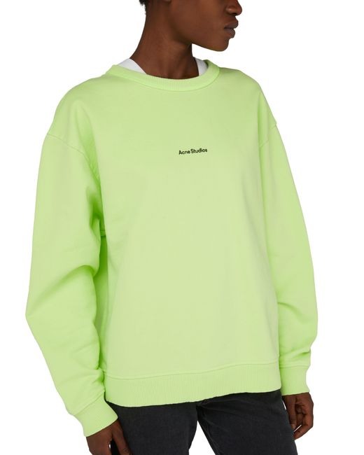 Acne Green Sweatshirt mit Logo