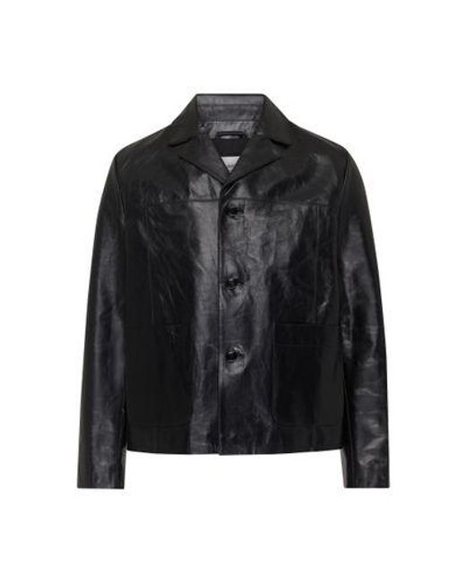 AMI Black Buttoned Jacket for men