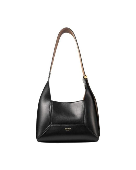 Jimmy Choo Black Hobo Diamond Bag
