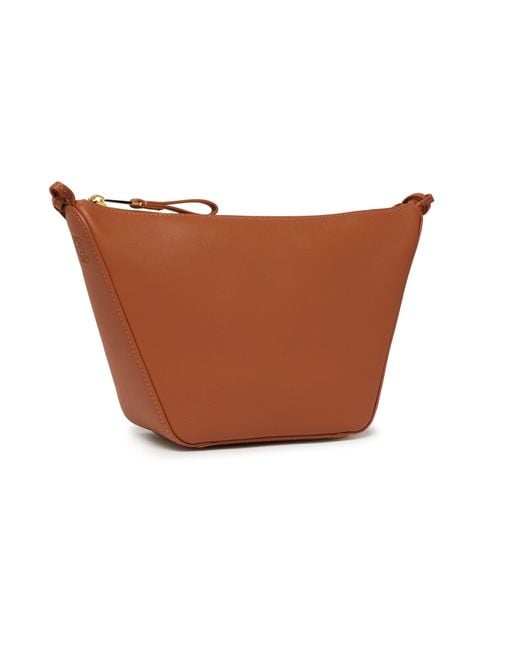 Loewe Brown Hammock Mini Hobo Bag