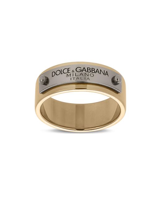 Bague avec plaquette Dolce&Gabbana Dolce & Gabbana pour homme en coloris Metallic