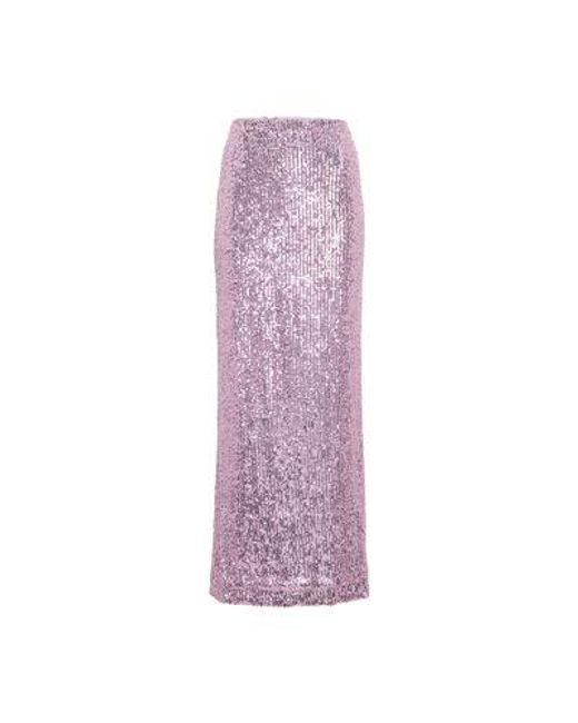 Tom Ford Purple All-Over Sequins Skirt