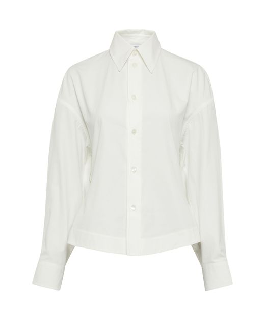 Bottega Veneta White Compact Cotton Shirt