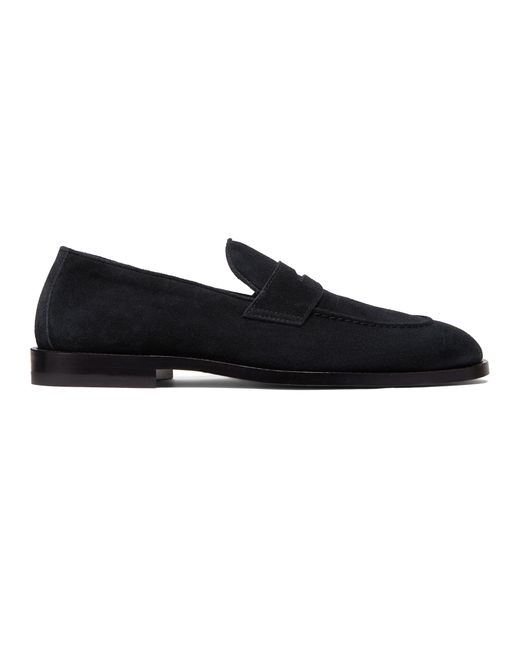 Brunello Cucinelli Black Penny Loafers for men