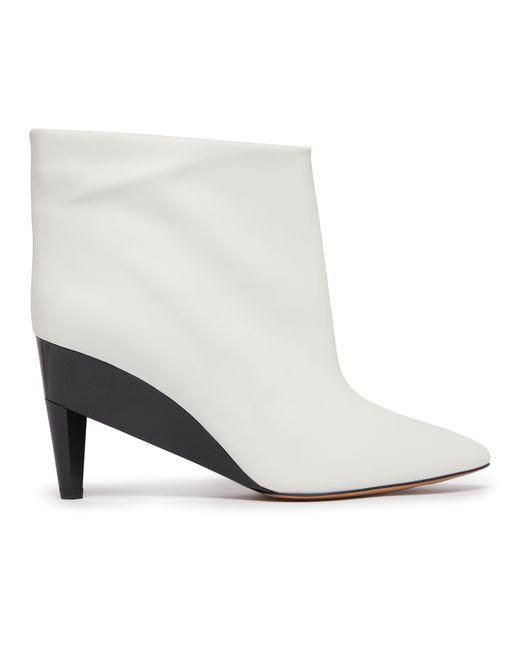 Isabel Marant White Dylvee Ankle Boots