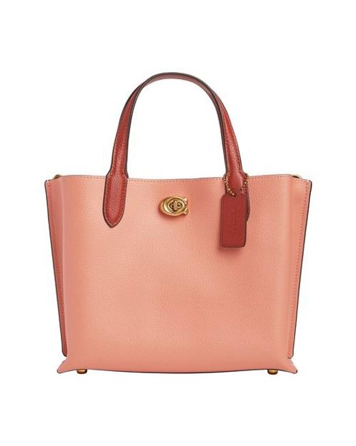 COACH Red Willow Tote 24