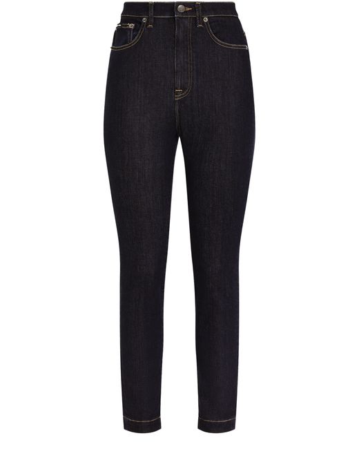 Dolce & Gabbana Black Grace Slim Jeans