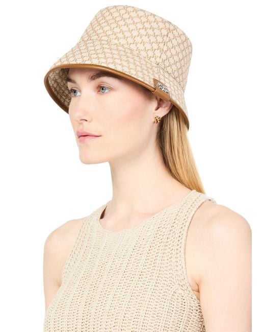 ハット Max Mara LORETTA BUCKET HAT Max Mara Loretta M Bucket Hat in Natural | Lyst