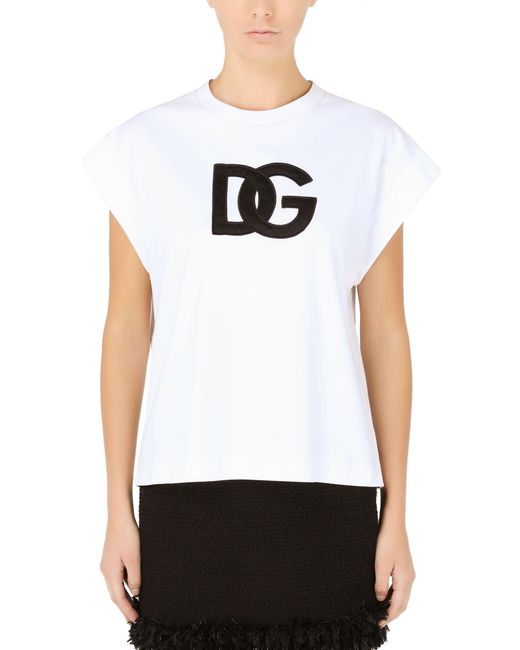 Tops > t-shirts Dolce & Gabbana en coloris White