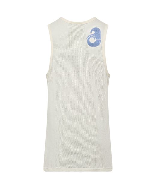 Courreges White Tank Top for men