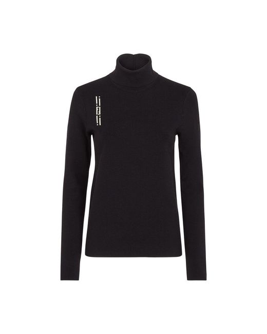 Fendi Black High-neck Sweater