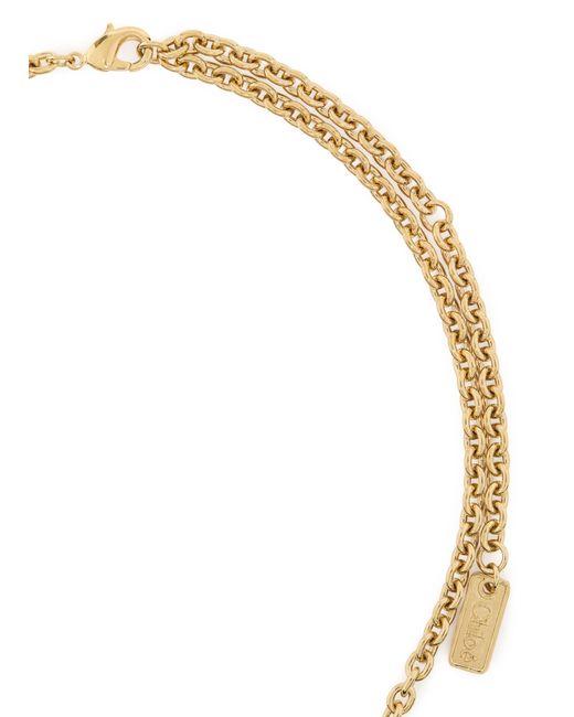 Collier Charms Chloé en coloris Metallic