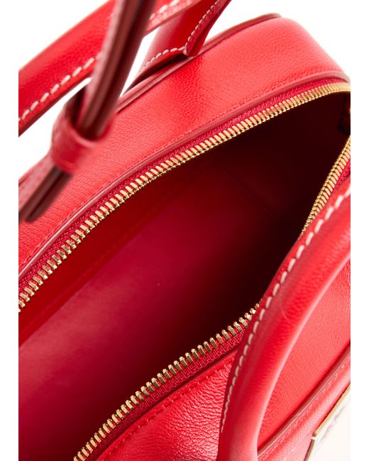 Bally Red Satchel-Handtasche Unda