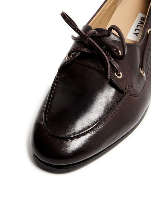 Bally Black Loafer Plume
