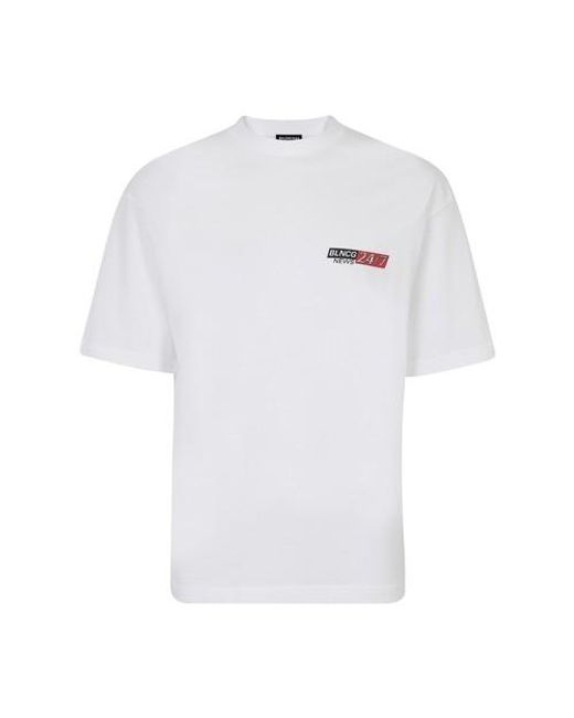balenciaga white t shirt