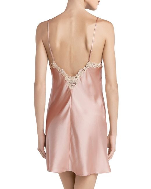 La Perla Pink Silk Short Slip Dress