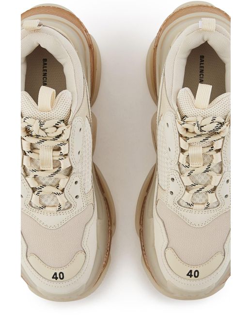 multifunctioneel Volwassen Rang Balenciaga Leather Triple S Clear Sole Sneaker Off White - Save 40% - Lyst