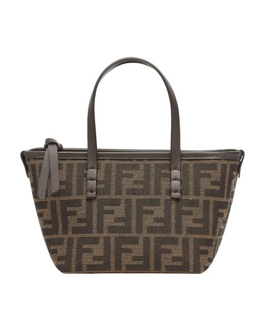 Fendi Brown Mini Shopping Bag