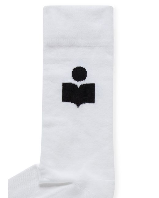 Chaussettes Siloki Isabel Marant pour homme en coloris White
