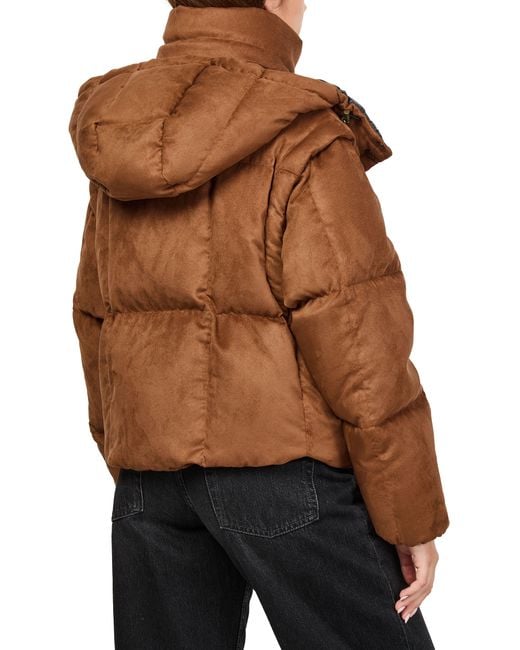 Moncler Brown Paterne Hooded Puffer Jacket