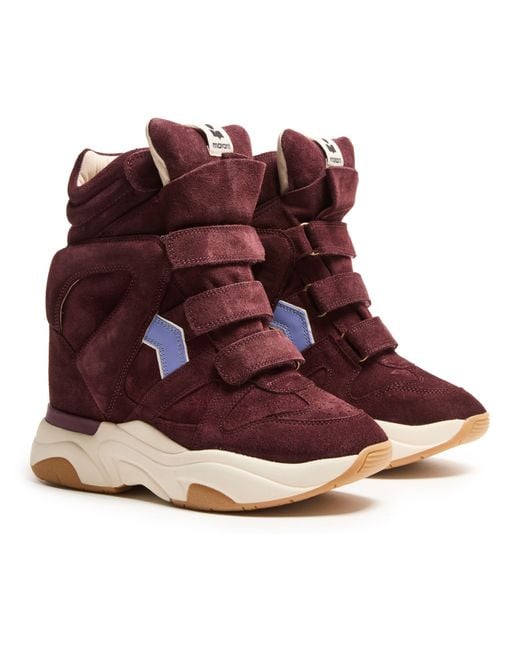 Isabel Marant Red Balskee Sneakers