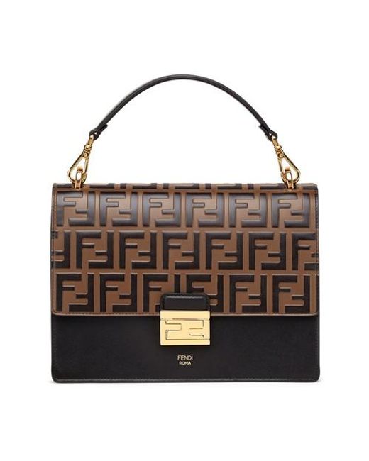 Fendi Kan I Bag in Black | Lyst Fendi Kan I Bag in Black | Lyst