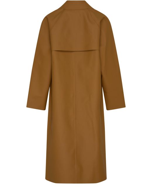 Kassl Brown Original Three-Quarter Lengthrubber Coat