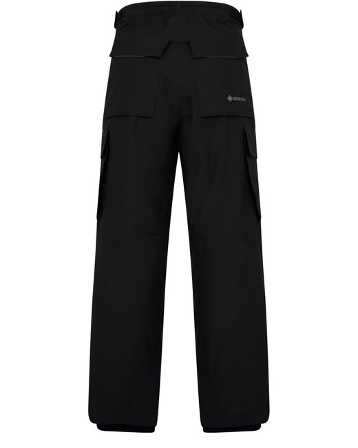3 MONCLER GRENOBLE Black Ski Trousers for men