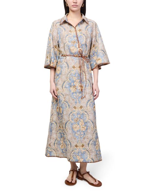 Zimmermann White Midikleid Daylight