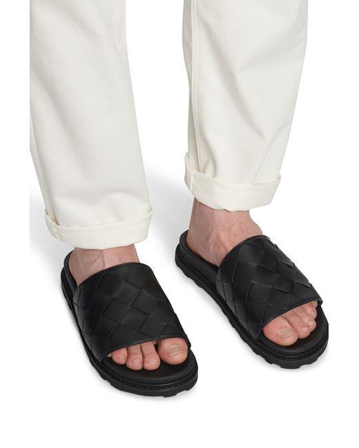 Bottega Veneta Sandals In Intrecciato 