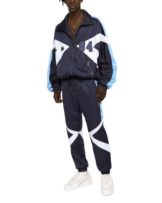 Pantalon de jogging à design colour block Dolce & Gabbana pour homme en coloris Blue