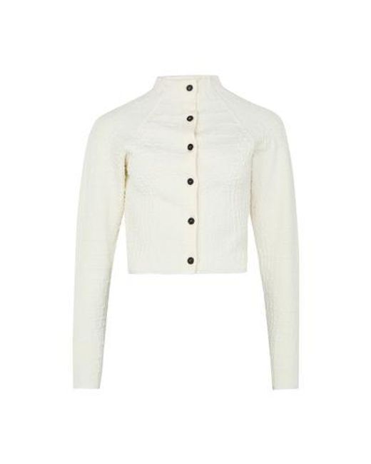Jacquemus White Scala Cardigan