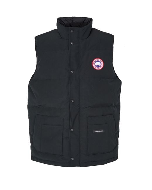 Canada Goose Blue Freestyle Sleeveless Puffer Jacket for men