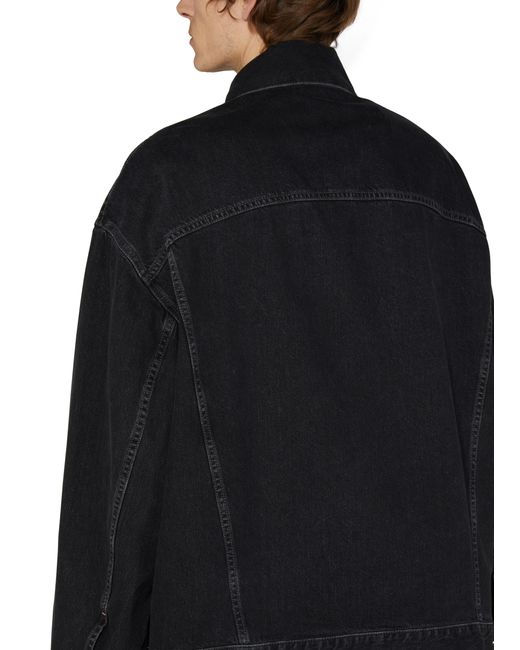 Acne Black Denim Jacket for men