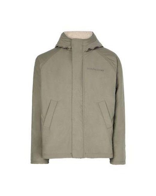 Canada Goose Green Alberni Reversible Fleece Aviator Jacket for men