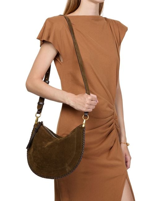 Isabel Marant Brown Oskan Soft Zipped Shoulder Bag