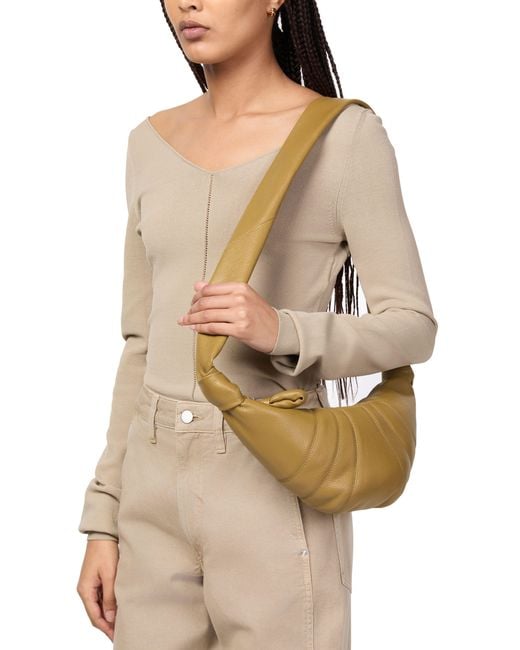 Lemaire Metallic Croissant Small Bag