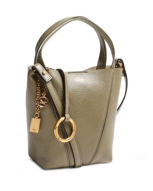 Chloé Green Small Chloé Spin Tote Bag