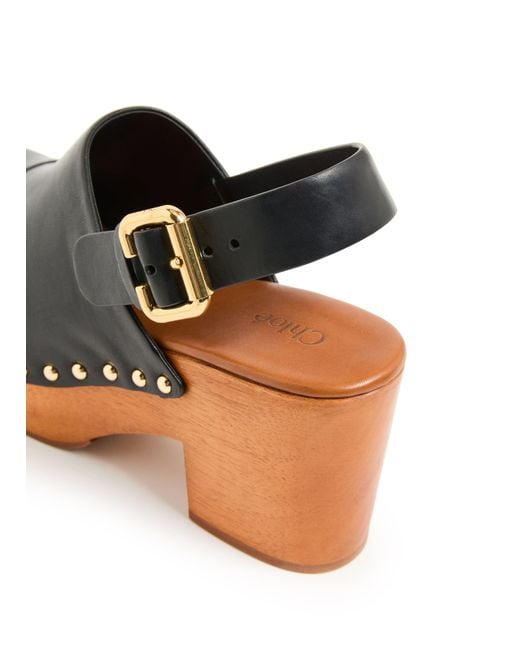 Chloé Gray Jeanette Clogs