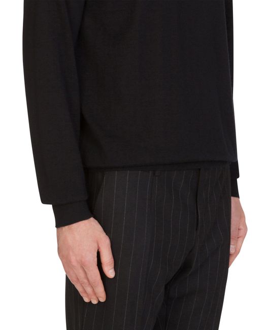 Dolce & Gabbana Black Cashmere Turtle-neck Sweater for men