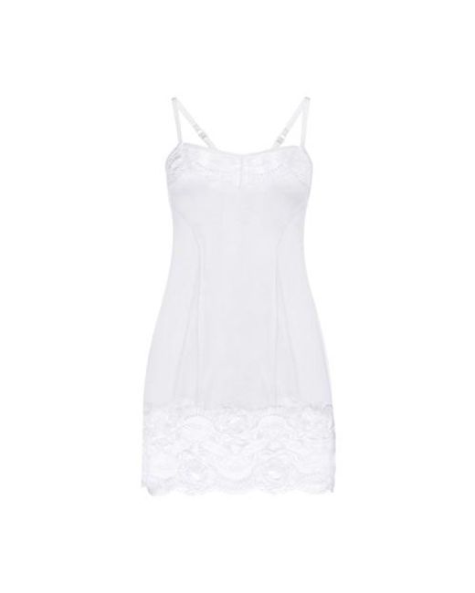 La Perla Lace Slip in White | Lyst