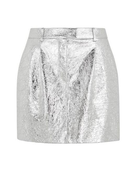 Fendi Skirt in Gray | Lyst