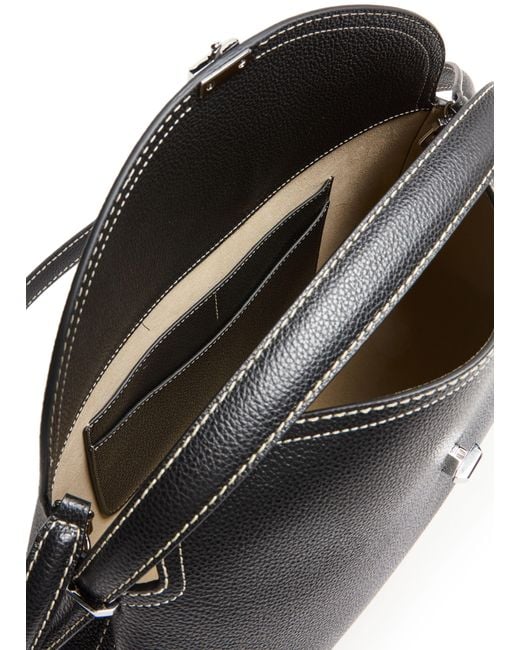 Totême  Black Schultertasche Aus Leder T-Lock