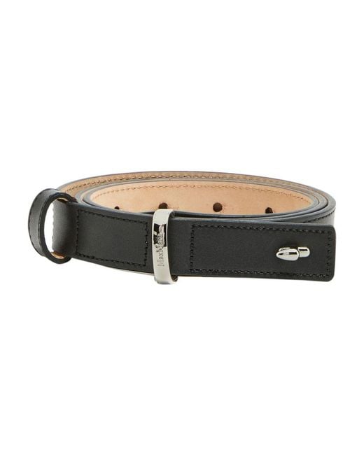 Max Mara Black Loop Belt 25 Mm