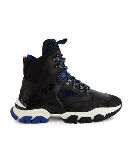 black moncler trainers