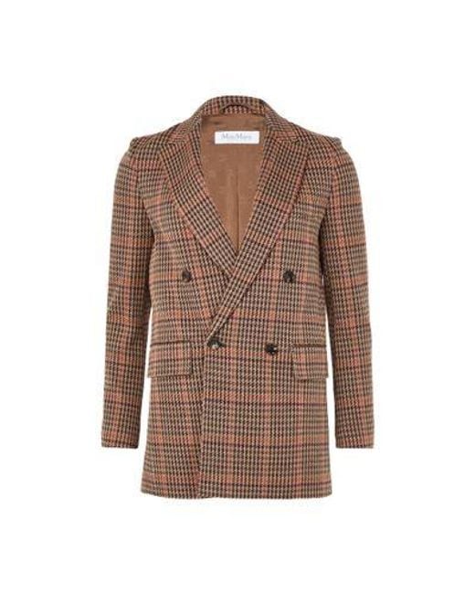 Max Mara Brown Guelfo Blazer